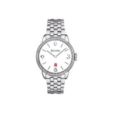 Bulova Ladies Diamond Gallery Watch Bulova logo 96R183