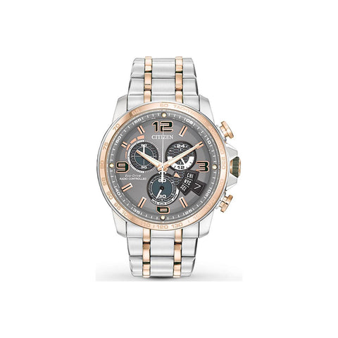 Citizen Men's Eco-Drive Two Tone Stainless Steel Chronograph Watch - BY0106-55H