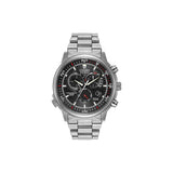 Citizen Men's Eco-Drive Perpetual Chrono A-T Stainless Steel Bracelet Watch 44mm AT4110-55E