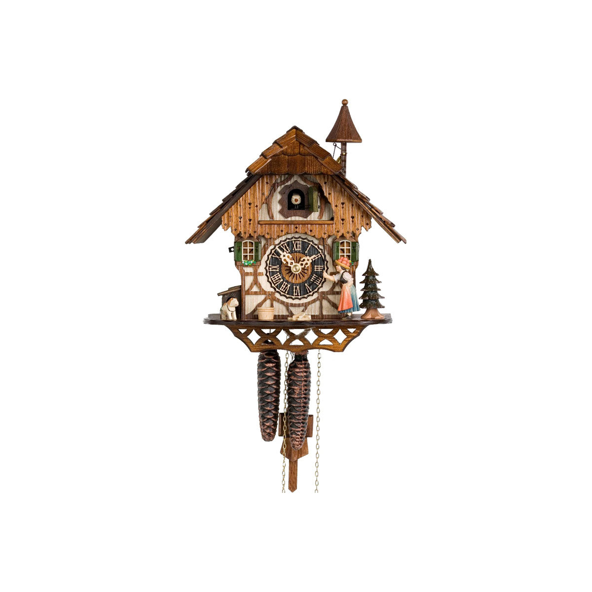 Cuckoo Clock 1-day-movement Chalet-Style