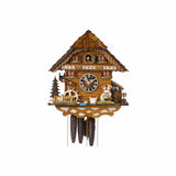 Musical Kissing Couple Chalet 1 Day Cuckoo Clock