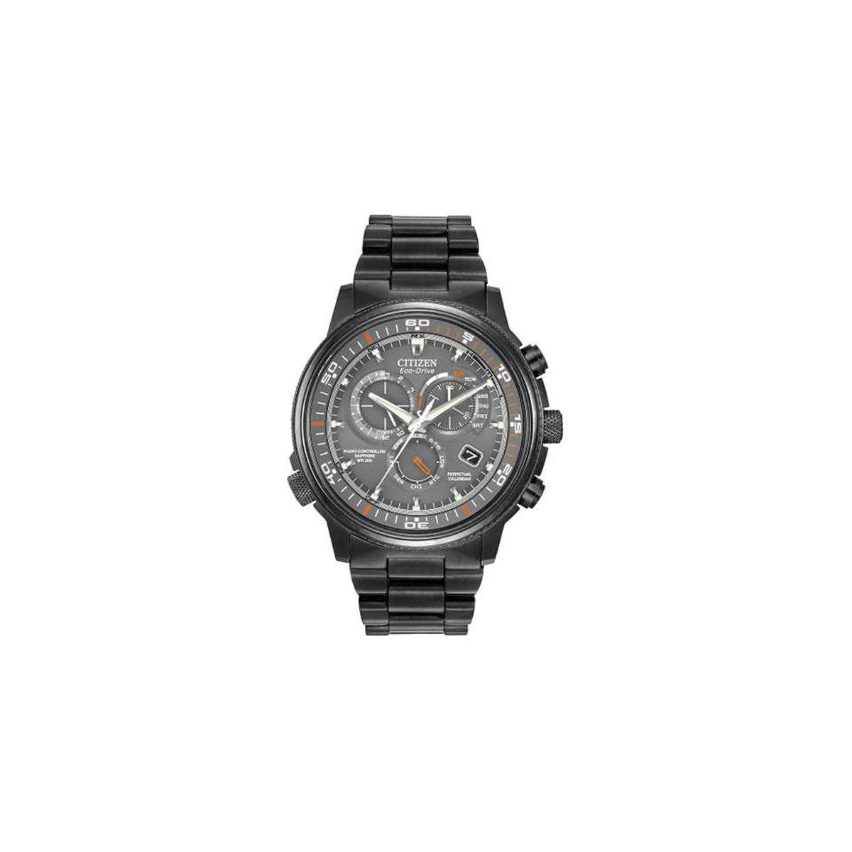 Citizen Eco-Drive Nighthawk Mens Gold Tone Bracelet Watch Retail $575 | eBay