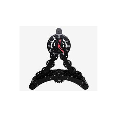 Eiffel Tower Moving Gear Desk Clock - Large Size by TimeLine